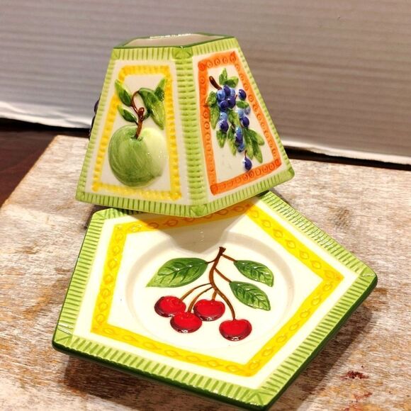 Yankee Candle Small Shade and Plate Set - Picture 1 of 8